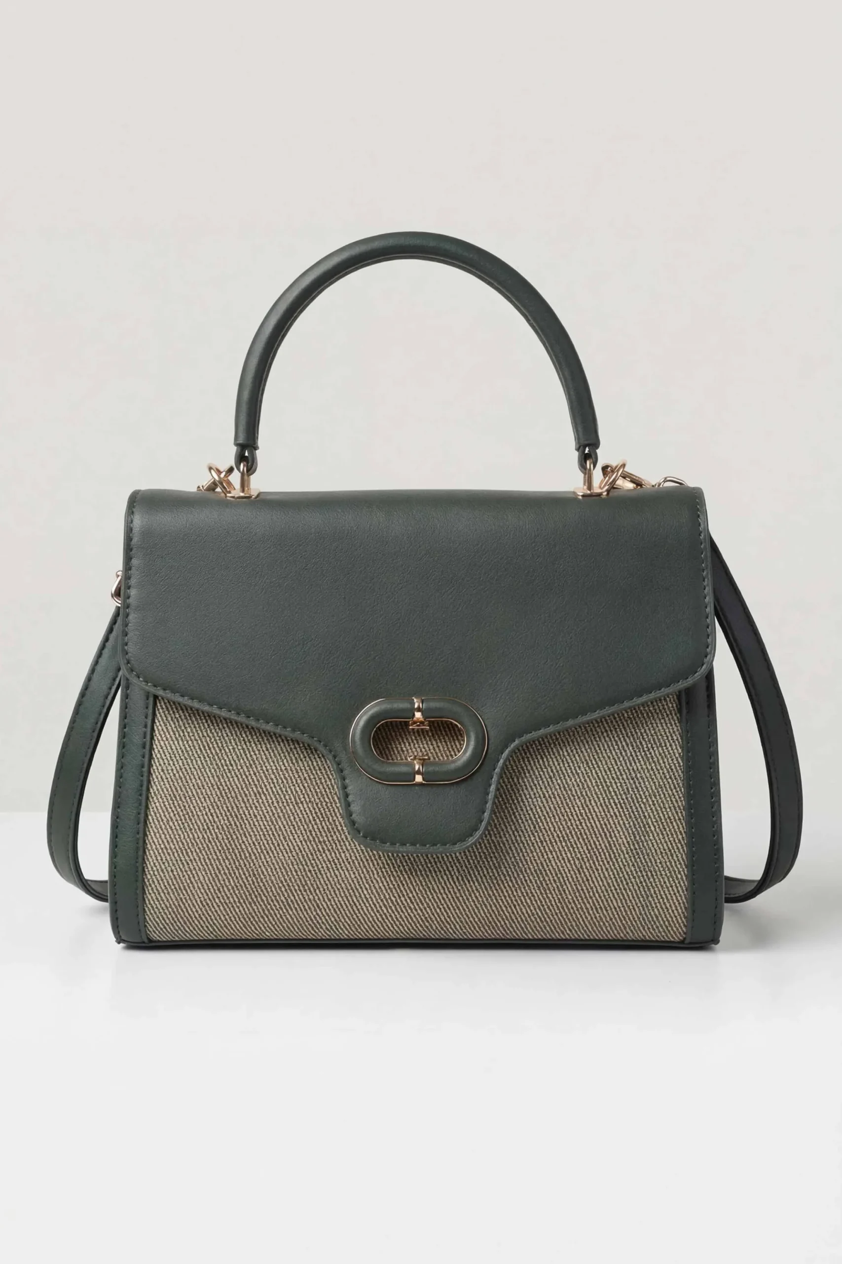 Army Green Shoulder Bag-445532104