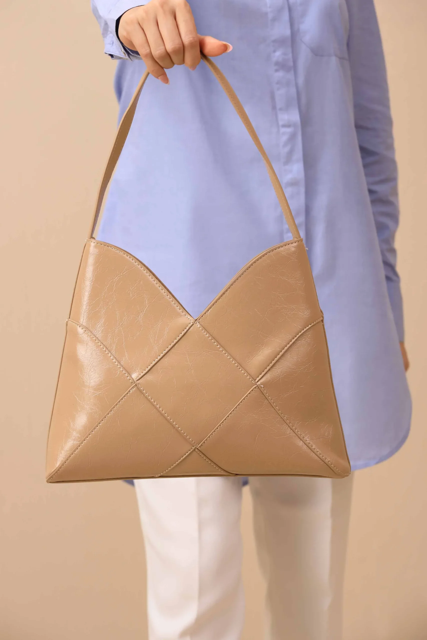 Beige Shoulder Bag-443212118