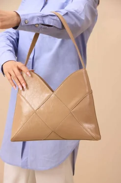 Beige Shoulder Bag-443212118