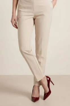 Beige Women Pants-447960118
