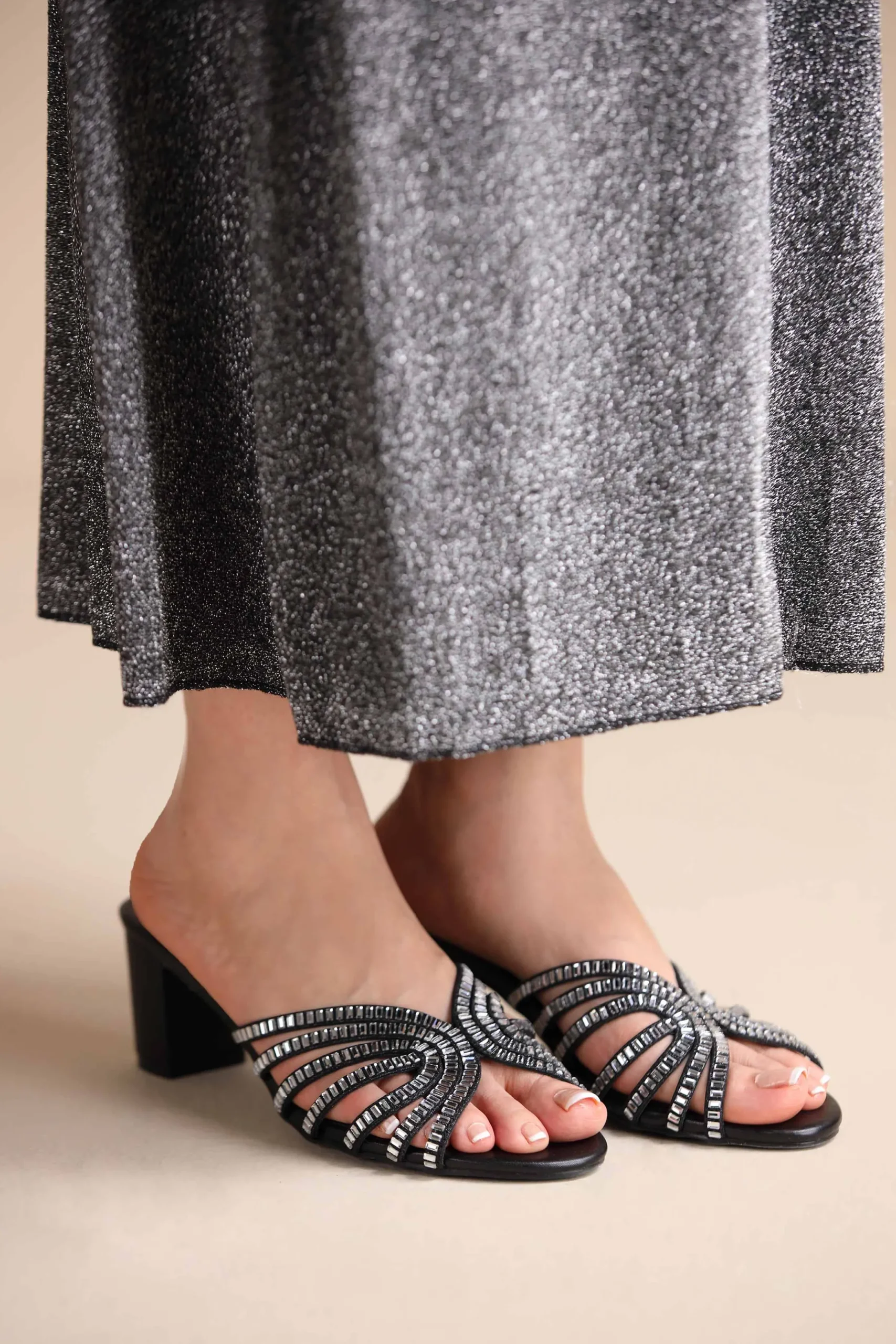 Black Block Heels-445272903