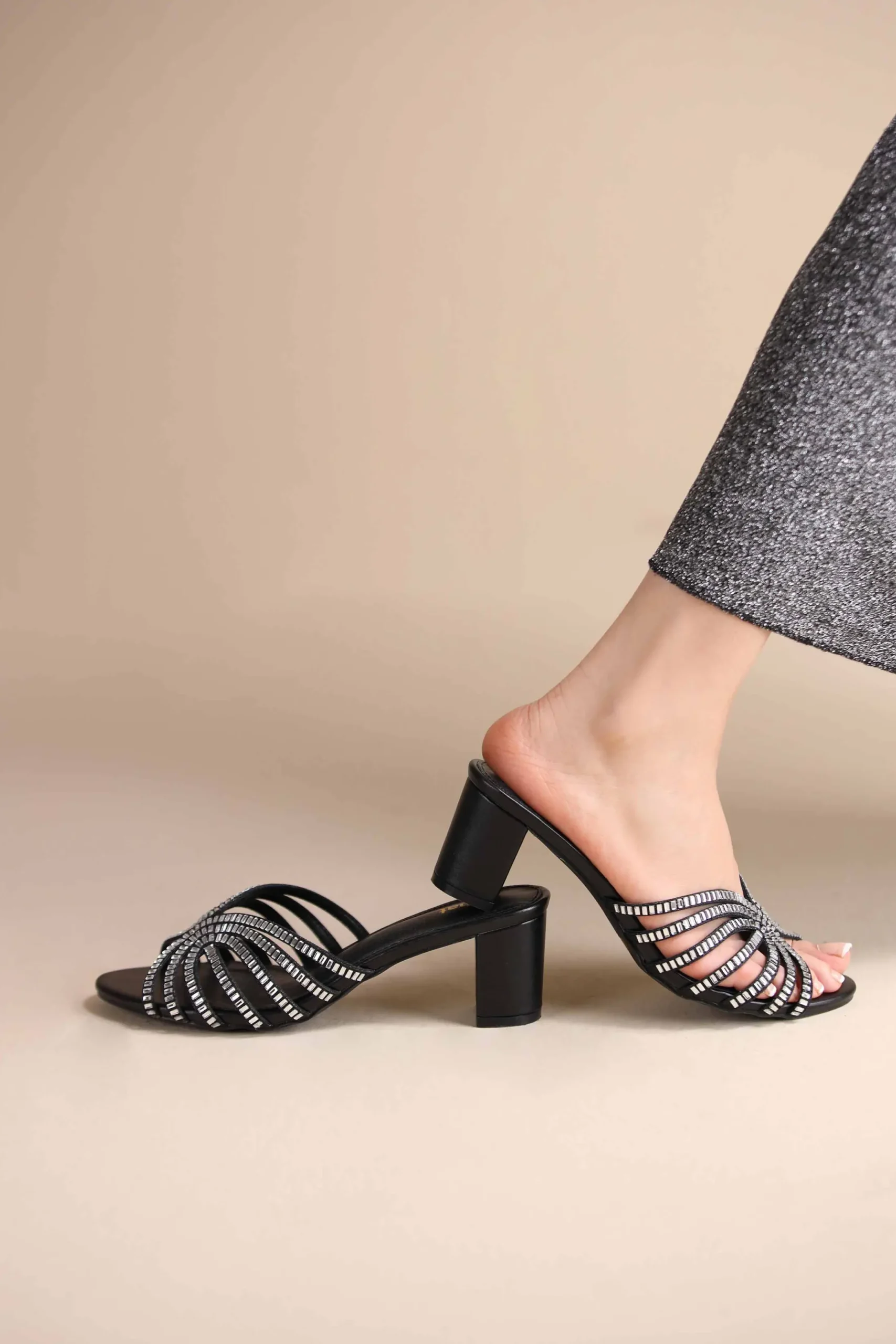 Black Block Heels-445272903