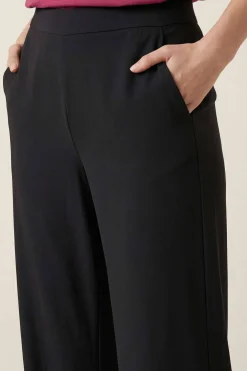 Black Women Pants-447950103