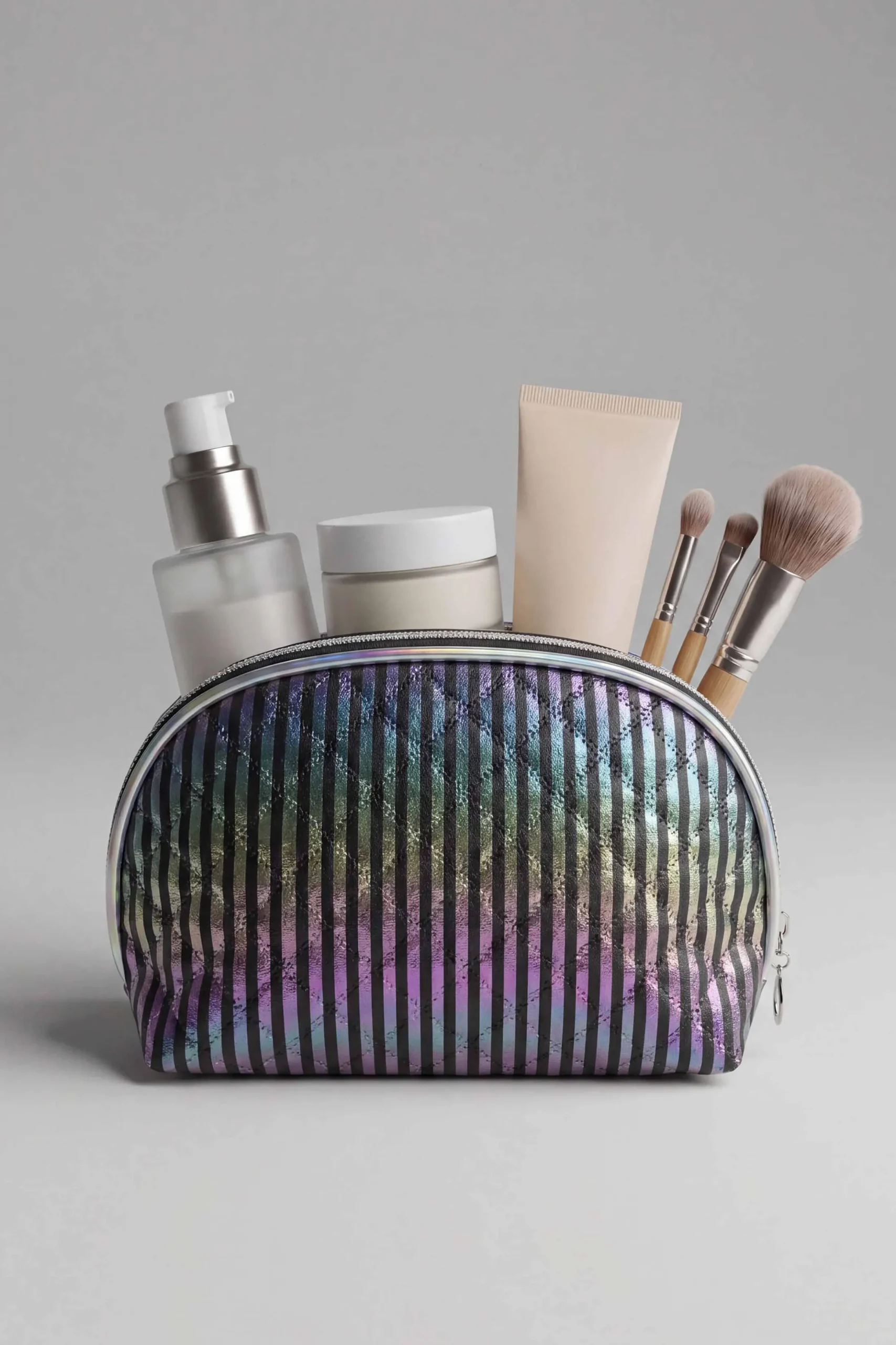 Blue & Purple Vanity Bag-448482108