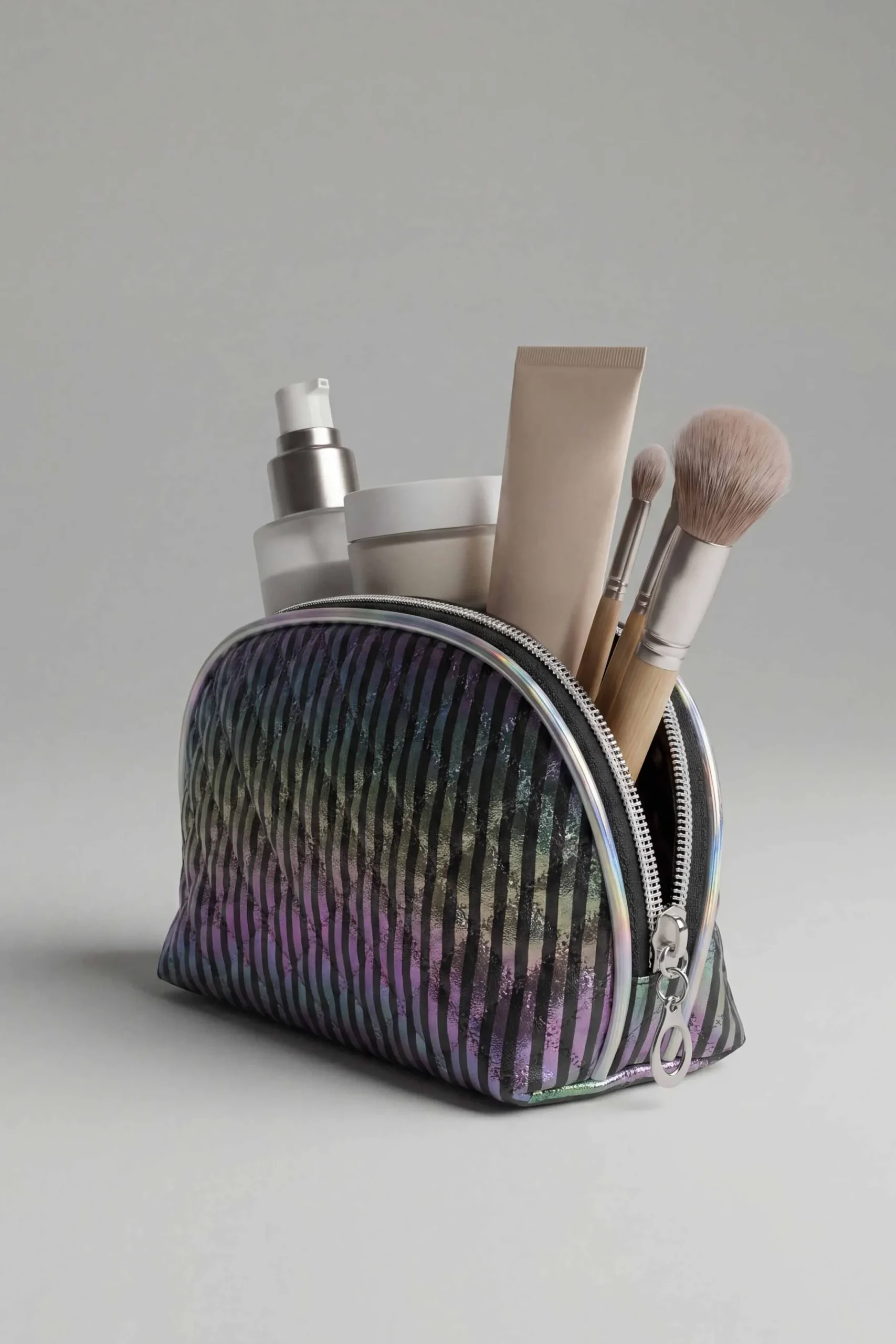 Blue & Purple Vanity Bag-448482108