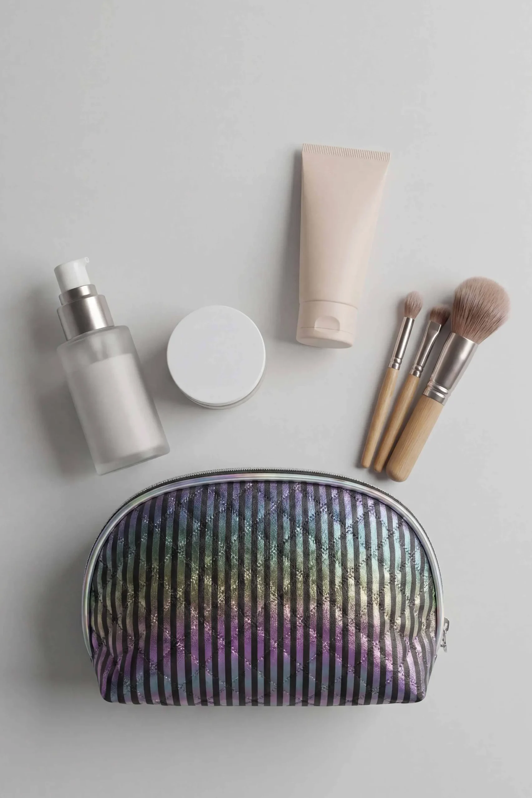 Blue & Purple Vanity Bag-448482108