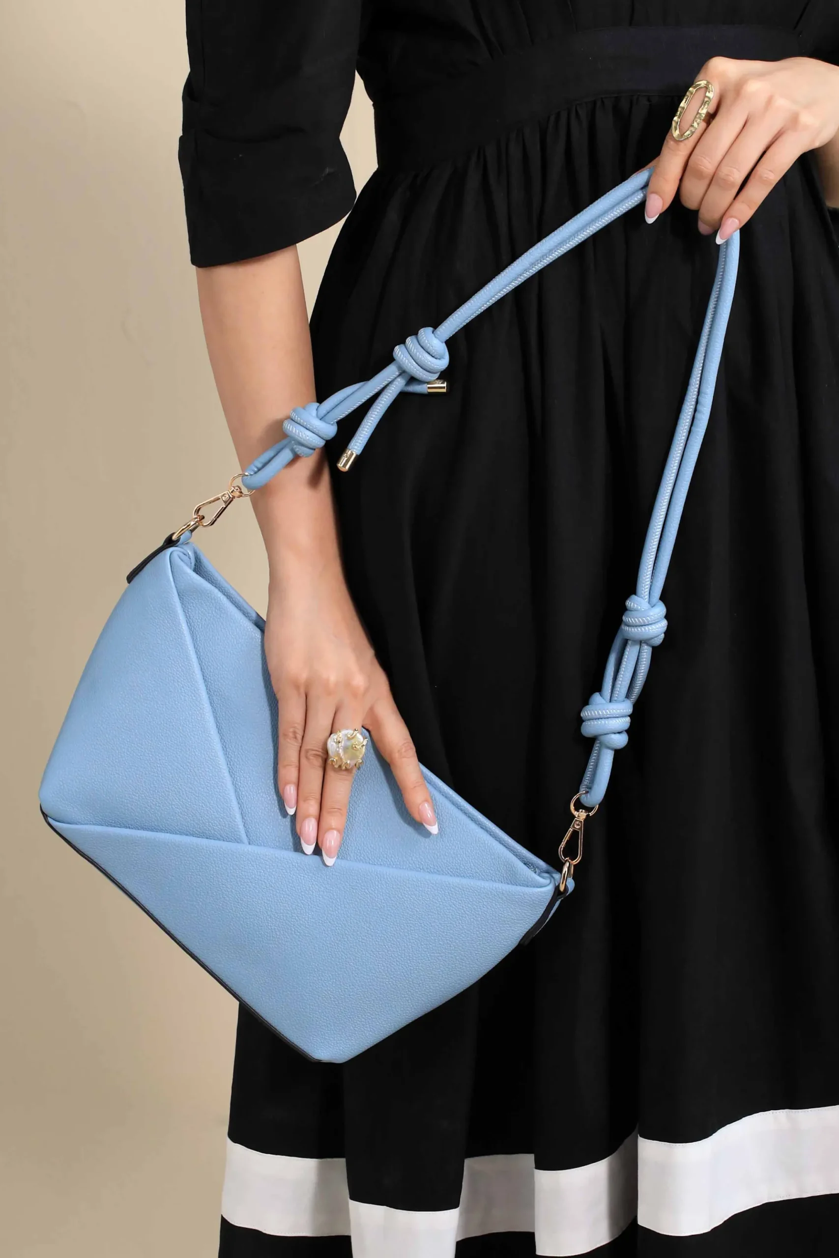 Blue Shoulder Bag-444402108