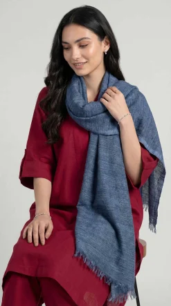 Blue Women Scarf-447732108