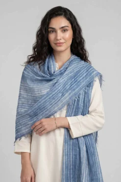 Blue Women Scarf-447802108