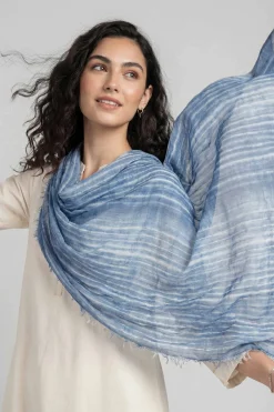 Blue Women Scarf-447802108