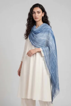 Blue Women Scarf-447802108