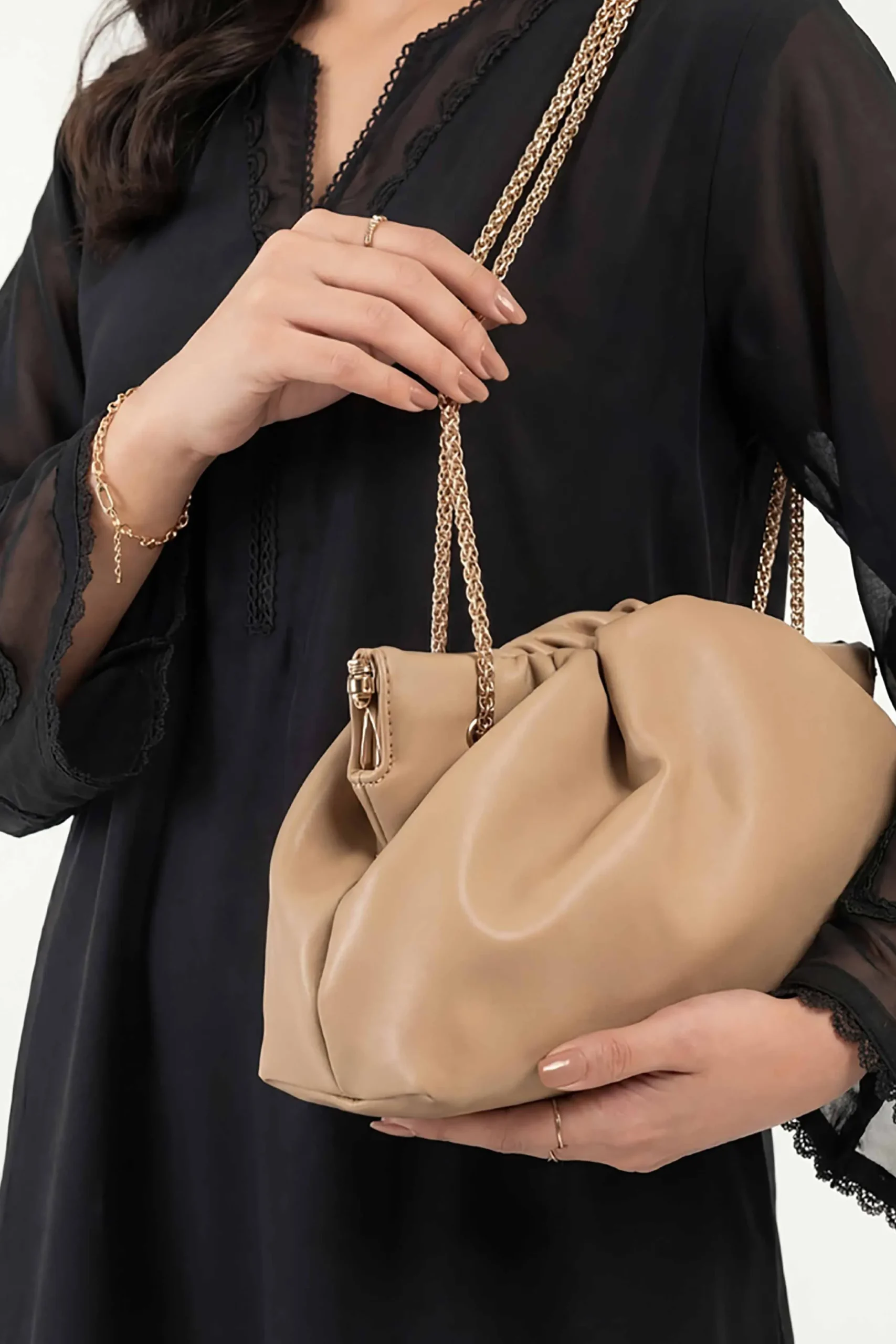 Brown Evening Bag-448842113