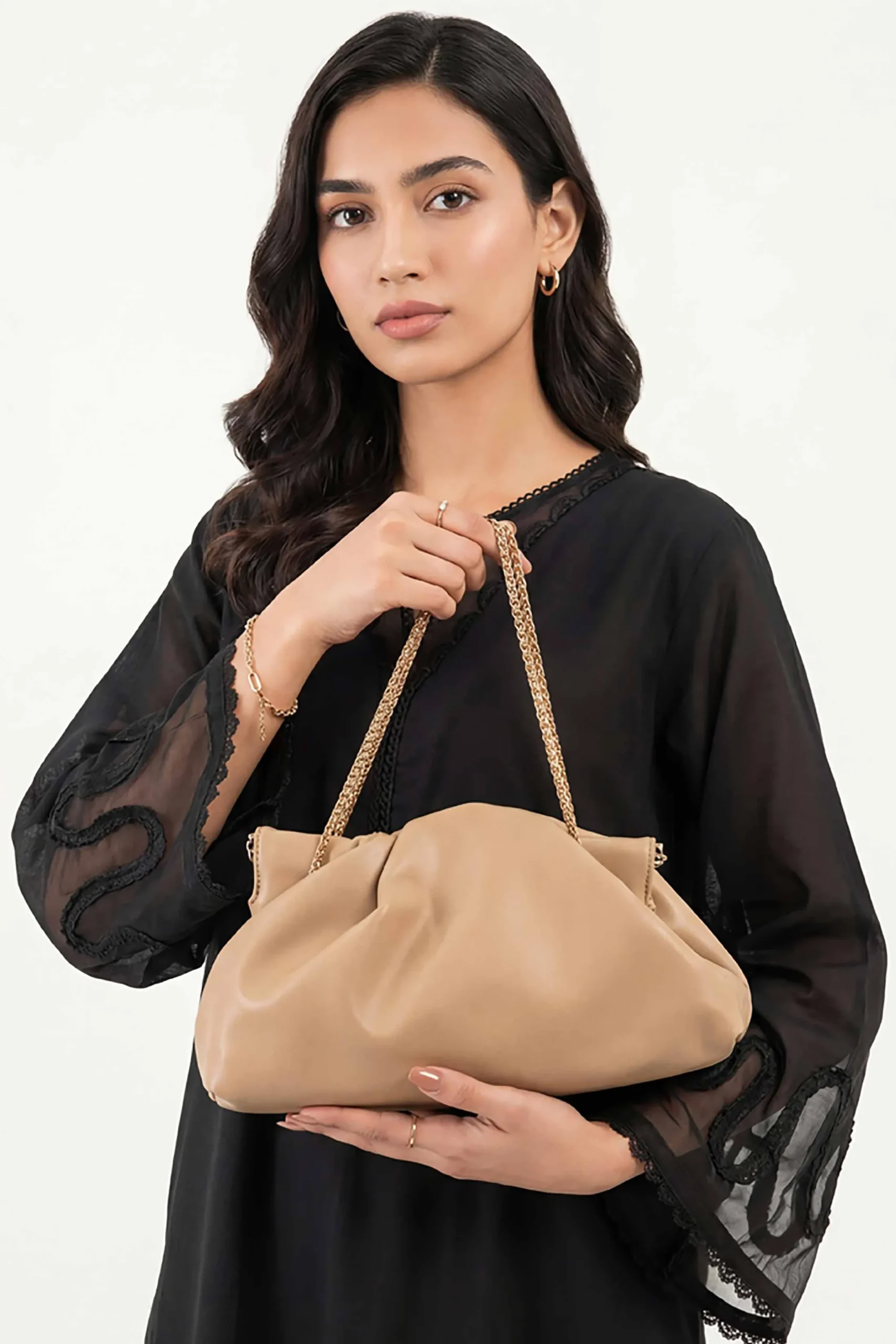 Brown Evening Bag-448842113
