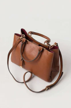 Brown Shoulder Bag-445492113