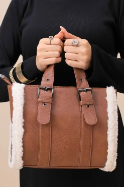 Brown Tote Bag-444792113