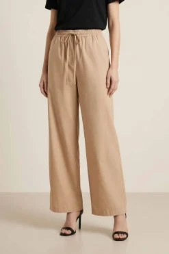 Camel Women Pants-447980129