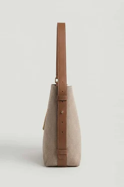 Coffee Shoulder Bag-445552117