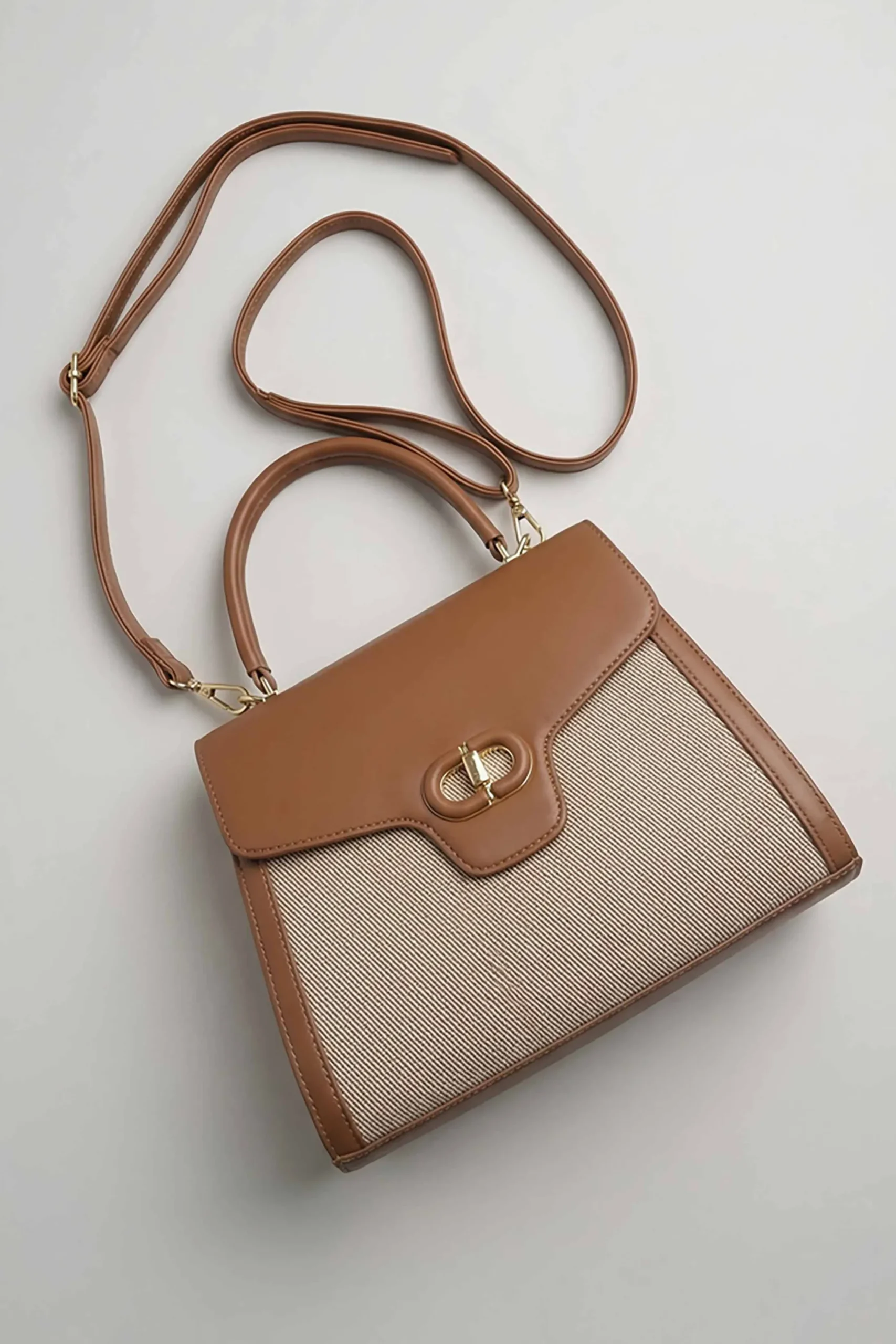 Coffee Shoulder Bag-445532117