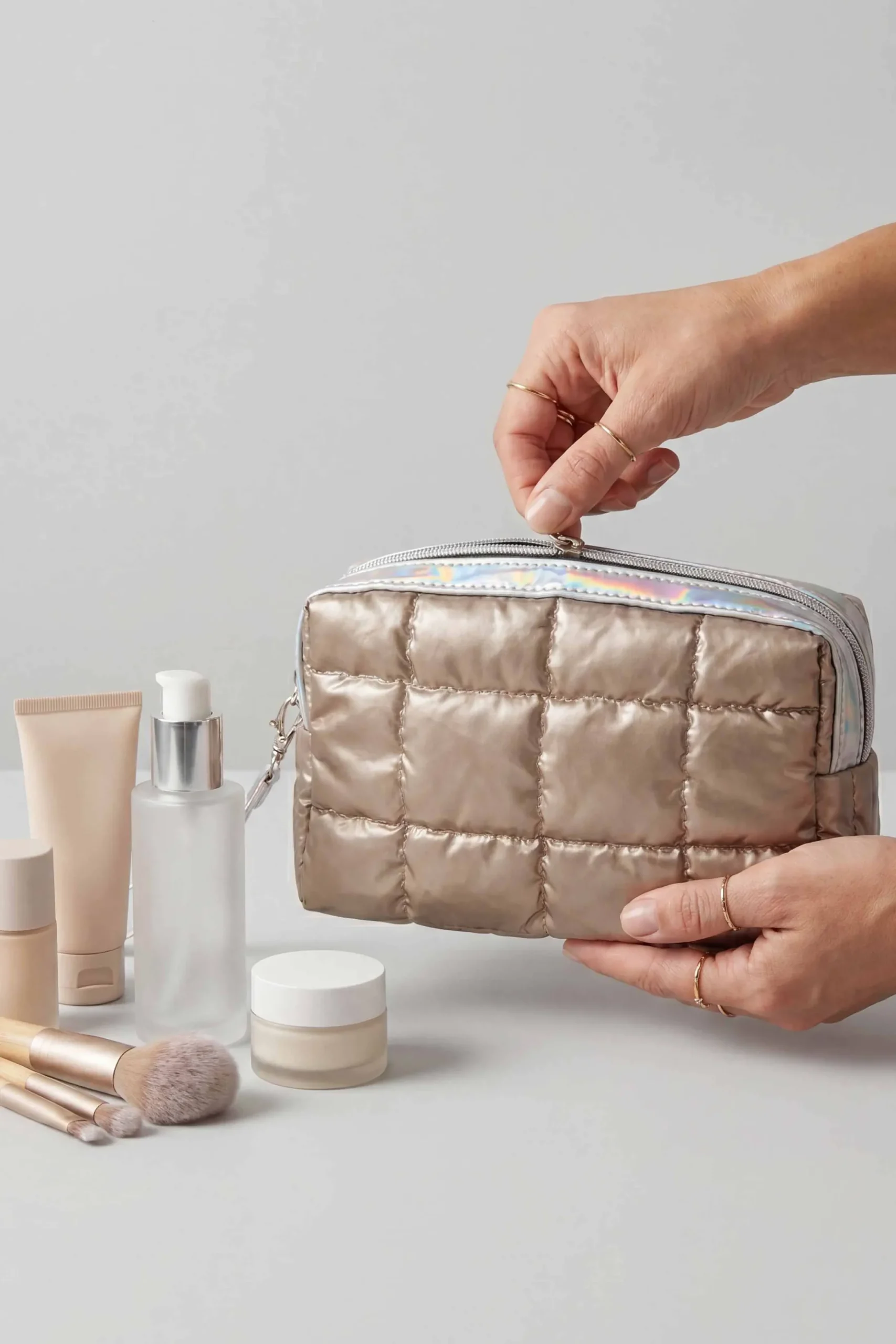 Coffee Vanity Bag-448422117
