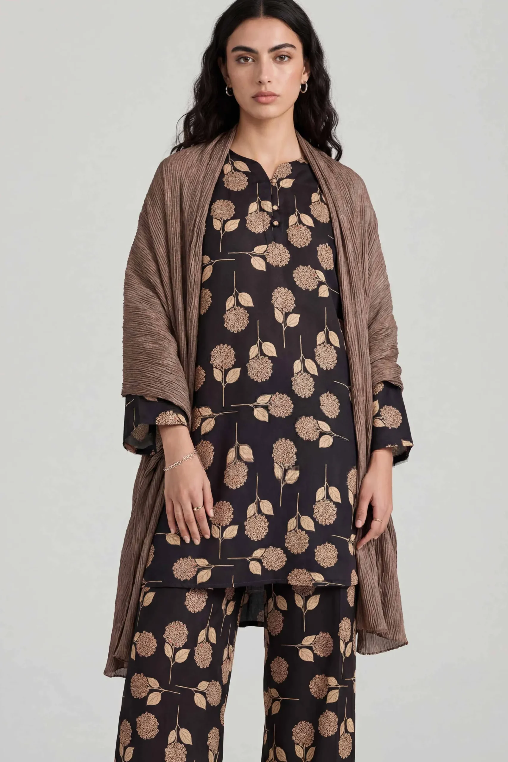 Coffee Women Scarf-447922117