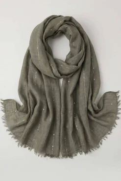 Dark Green Women Scarf-443392104