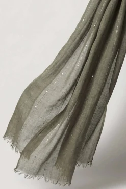 Dark Green Women Scarf-443392104
