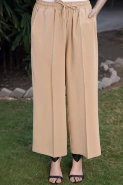 Dyed Pants-Camel