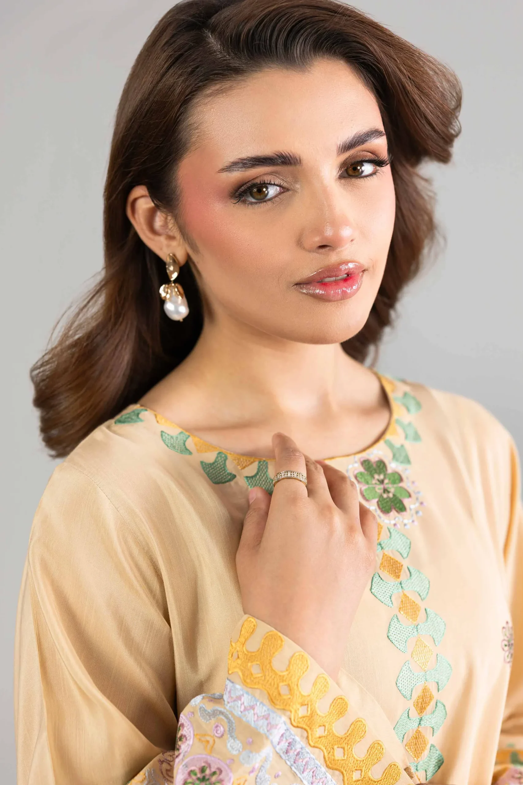Embroidered Dress - FE26-108