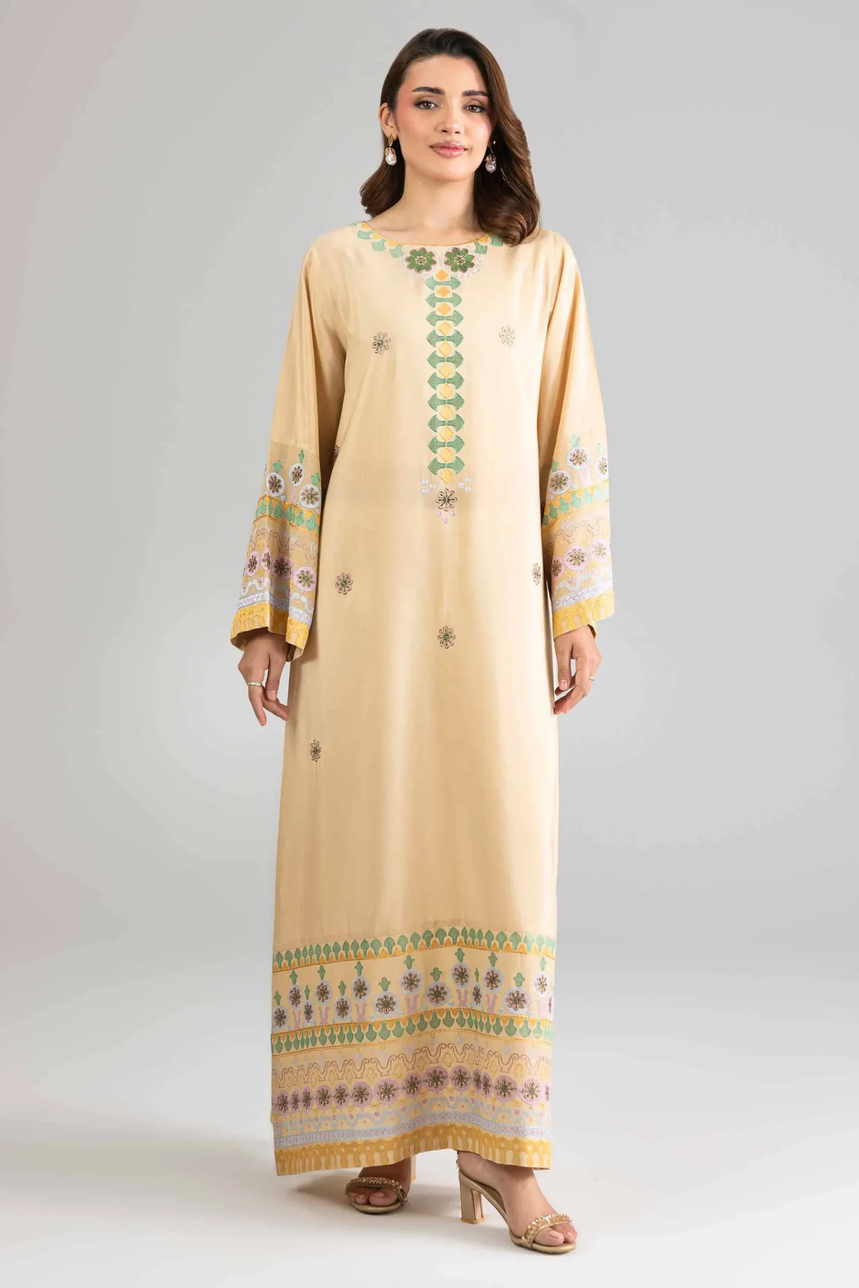 Embroidered Dress - FE26-108