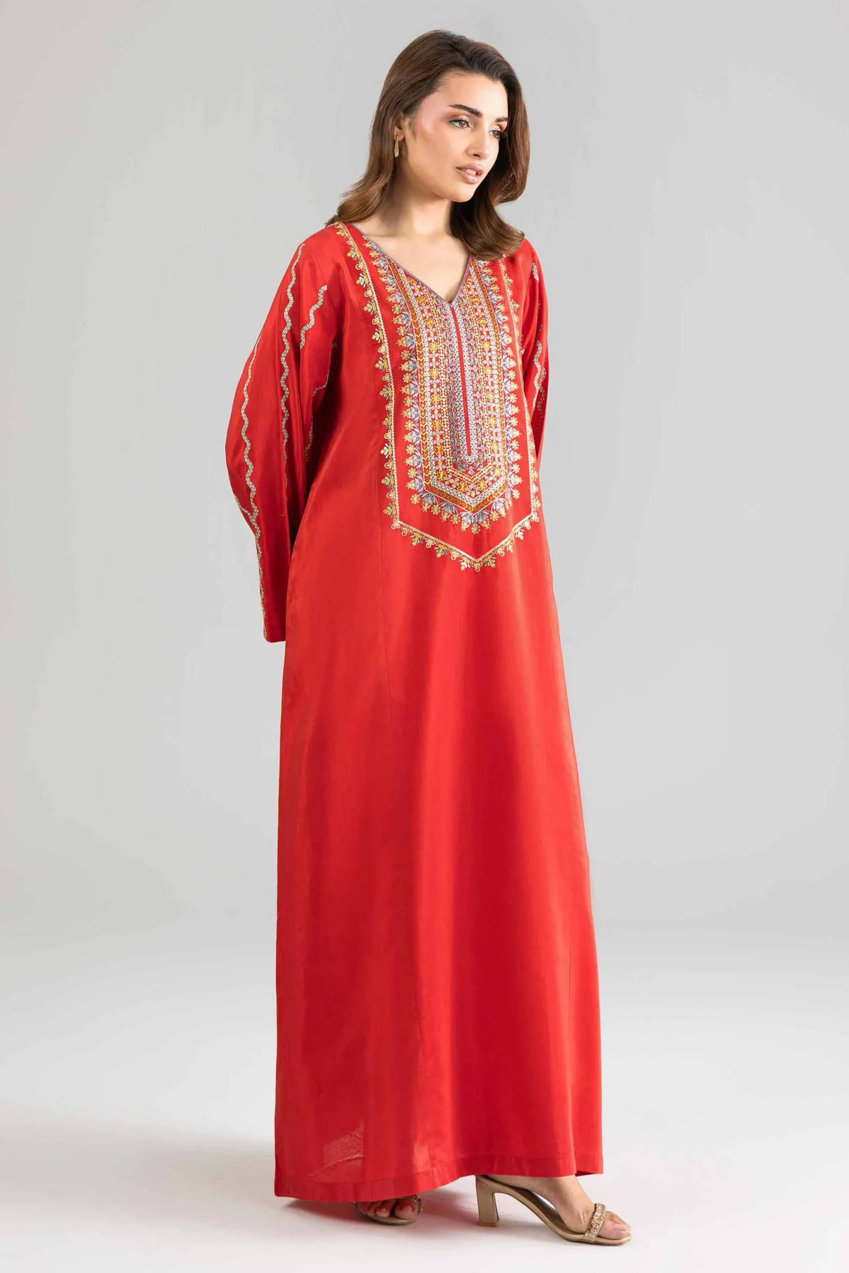 Embroidered Dress - FE26-60