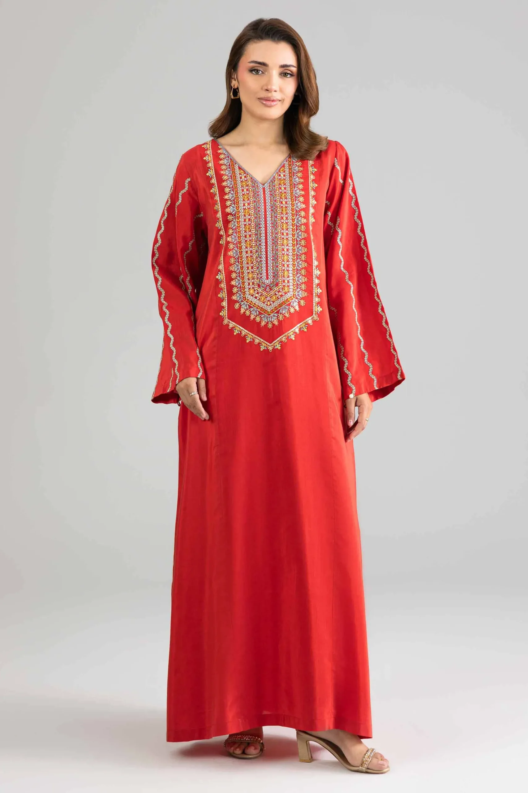 Embroidered Dress - FE26-60