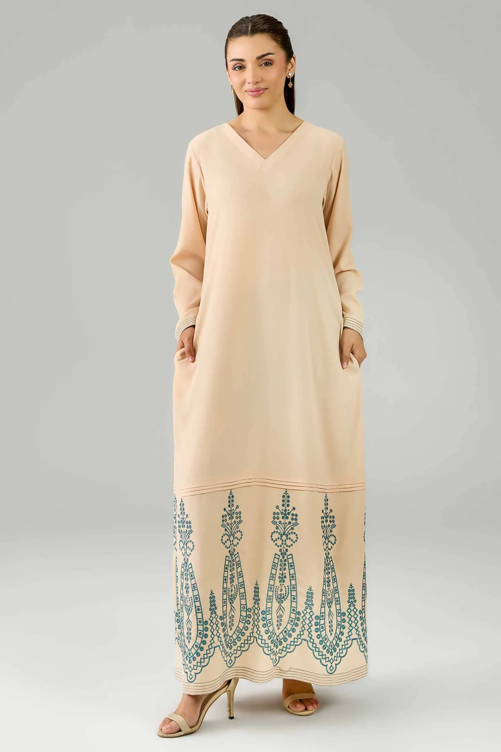 Embroidered Dress - FE26-91