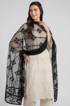 Embroidered Dupatta - KFE26-194