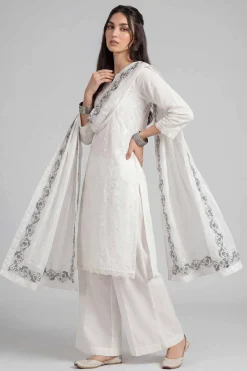 Embroidered Dupatta - KFE26-193