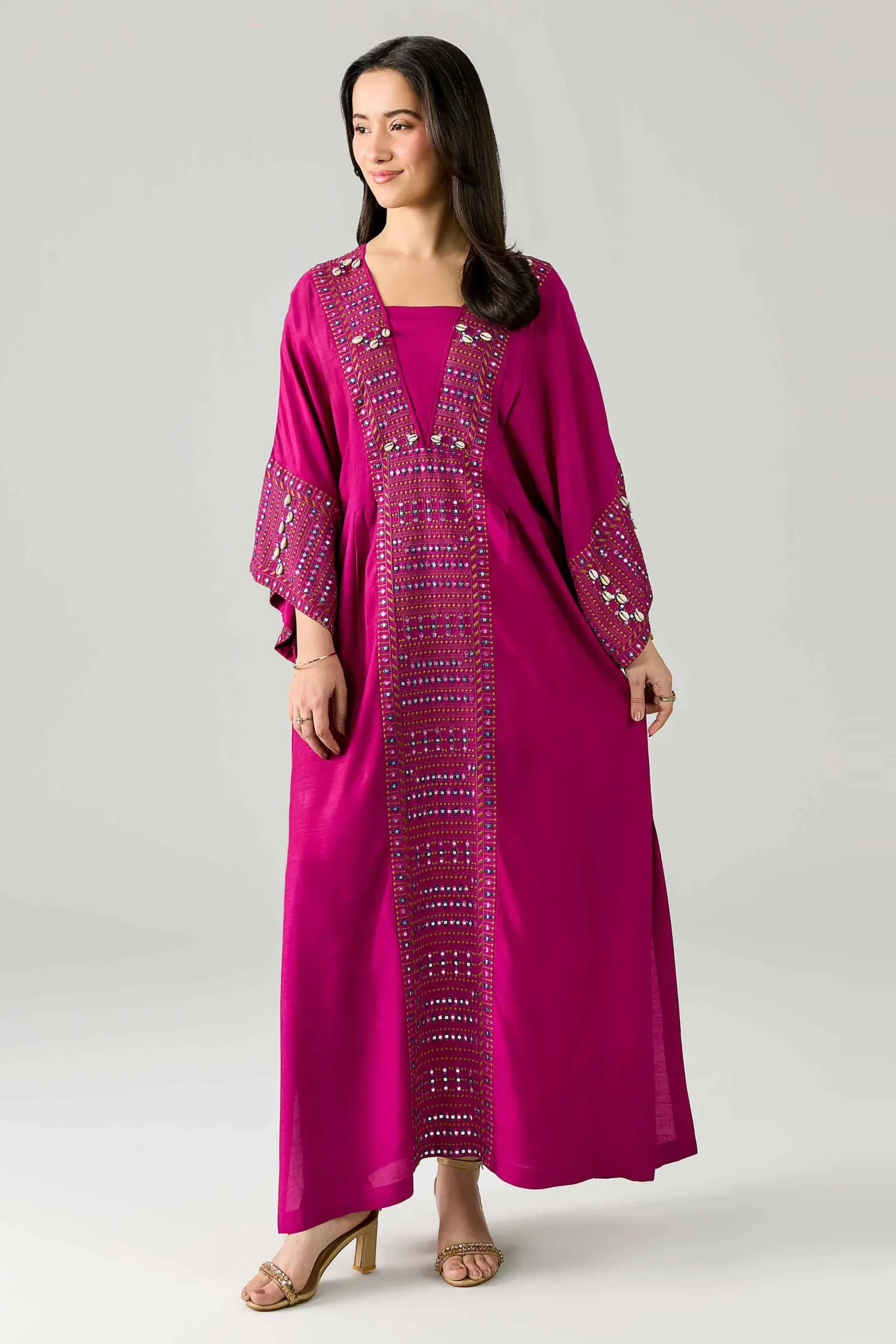 Embroidered Kaftan - FE26-61