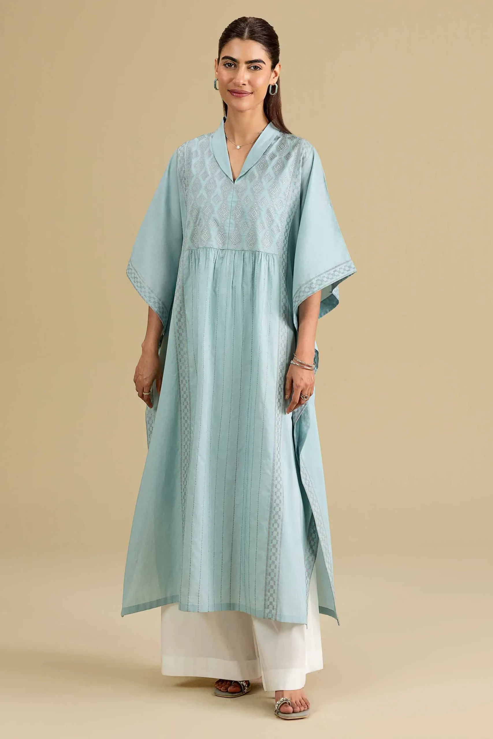 Embroidered Kaftan - KFE26-136