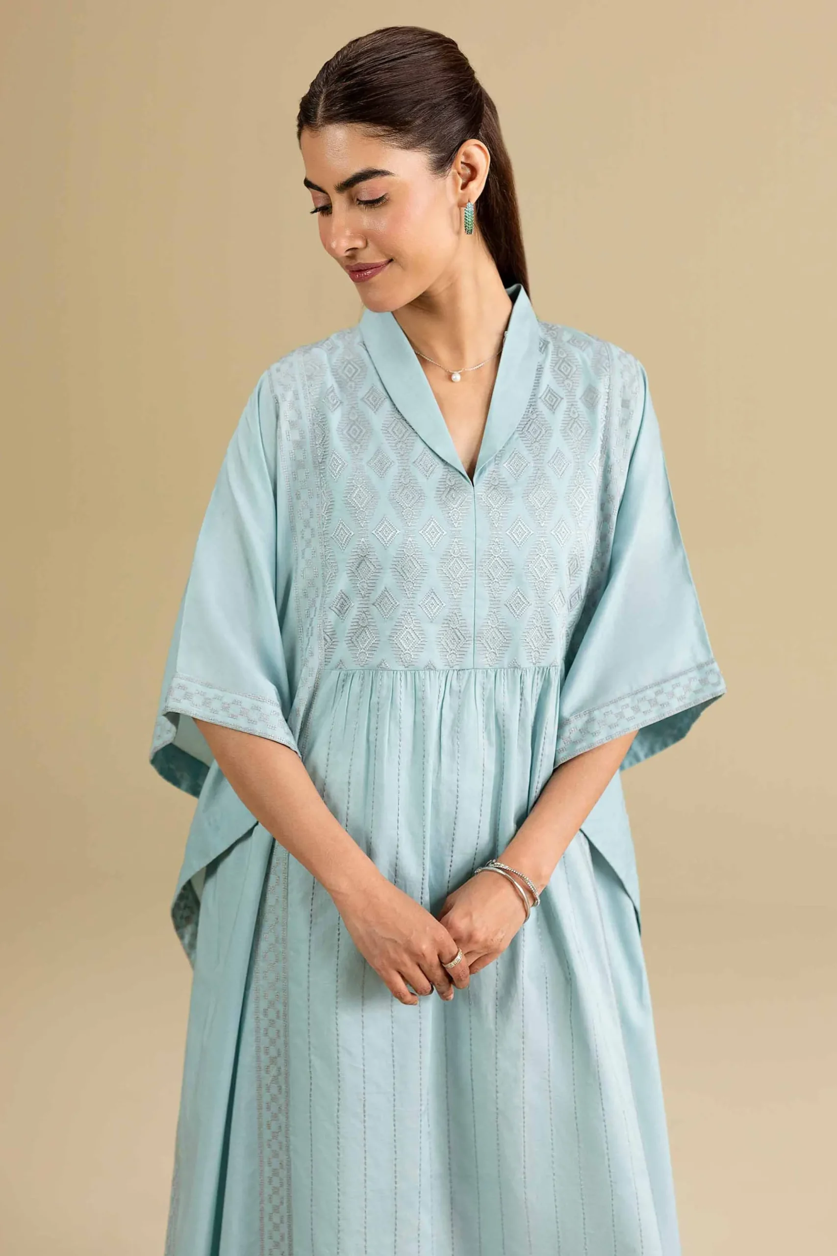 Embroidered Kaftan - KFE26-136