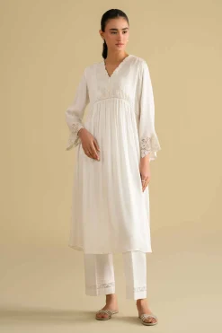 Embroidered Loungewear Gown - KLS26-11