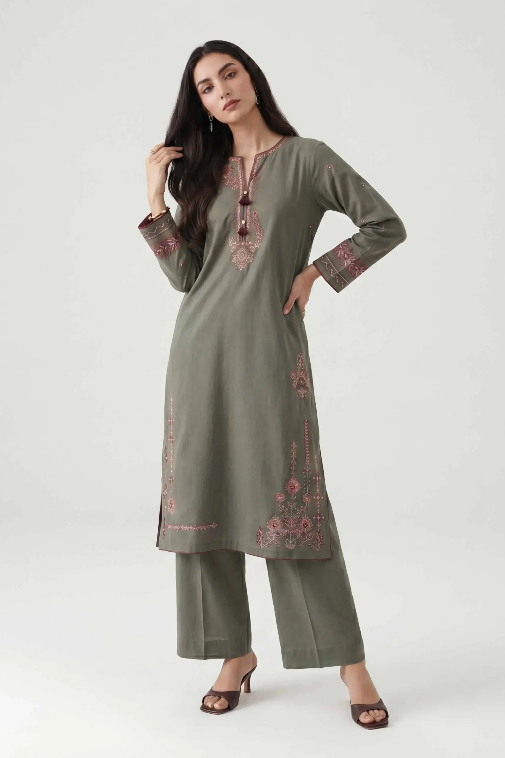 Embroidered Shirt - KFE26-137