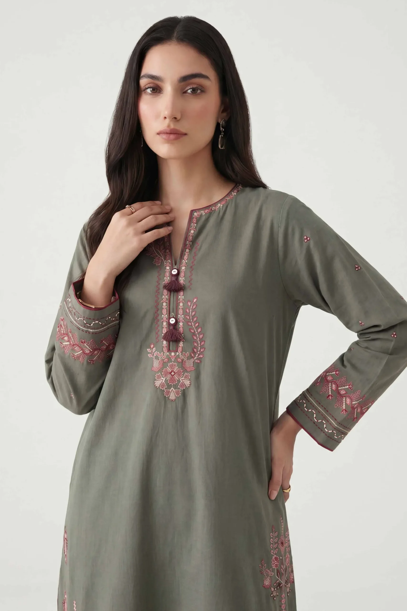 Embroidered Shirt - KFE26-137