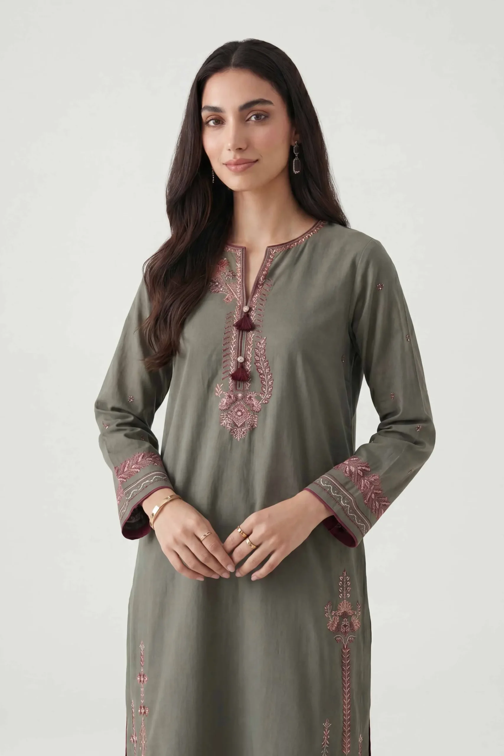 Embroidered Shirt - KFE26-137