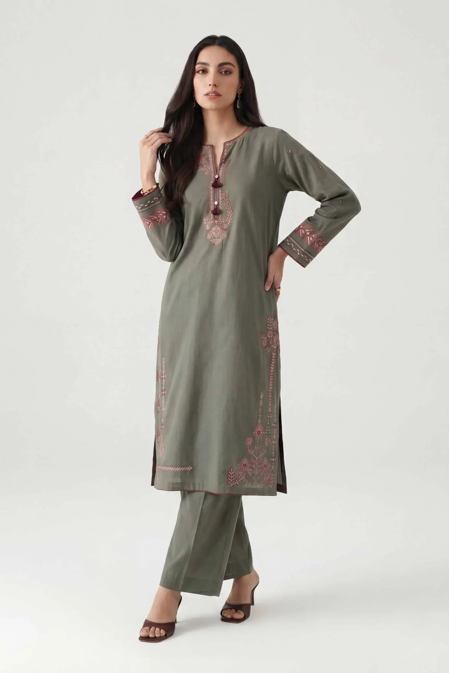 Embroidered Shirt - KFE26-137