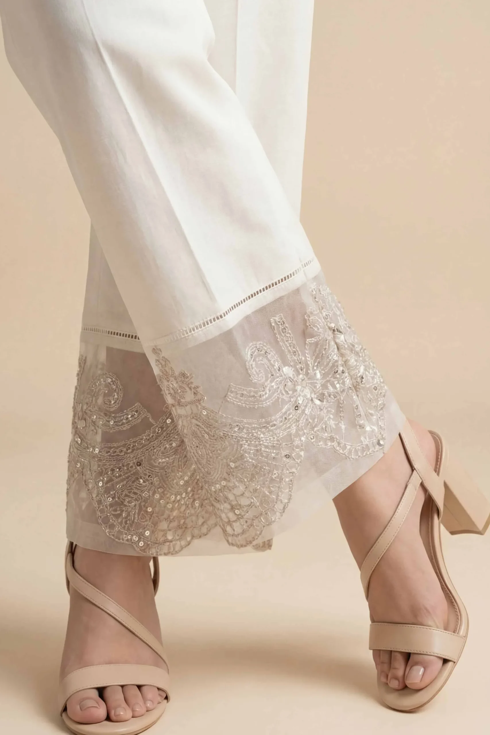 Embroidered Trousers - PE26-638