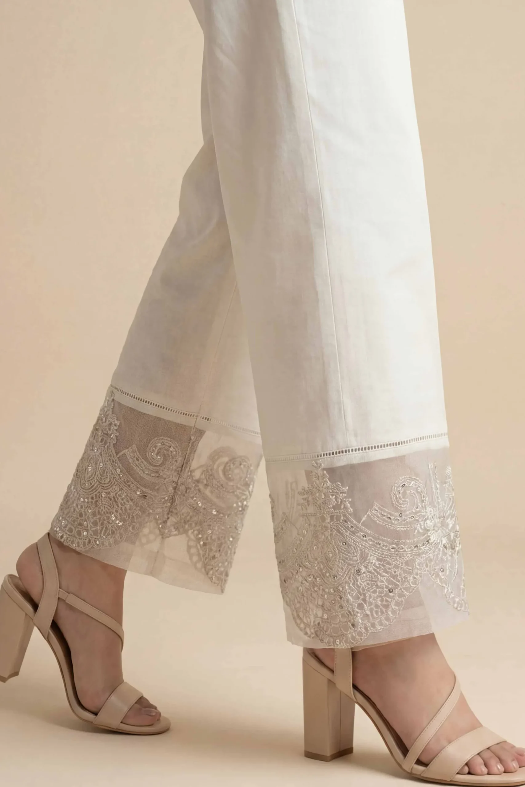 Embroidered Trousers - PE26-638