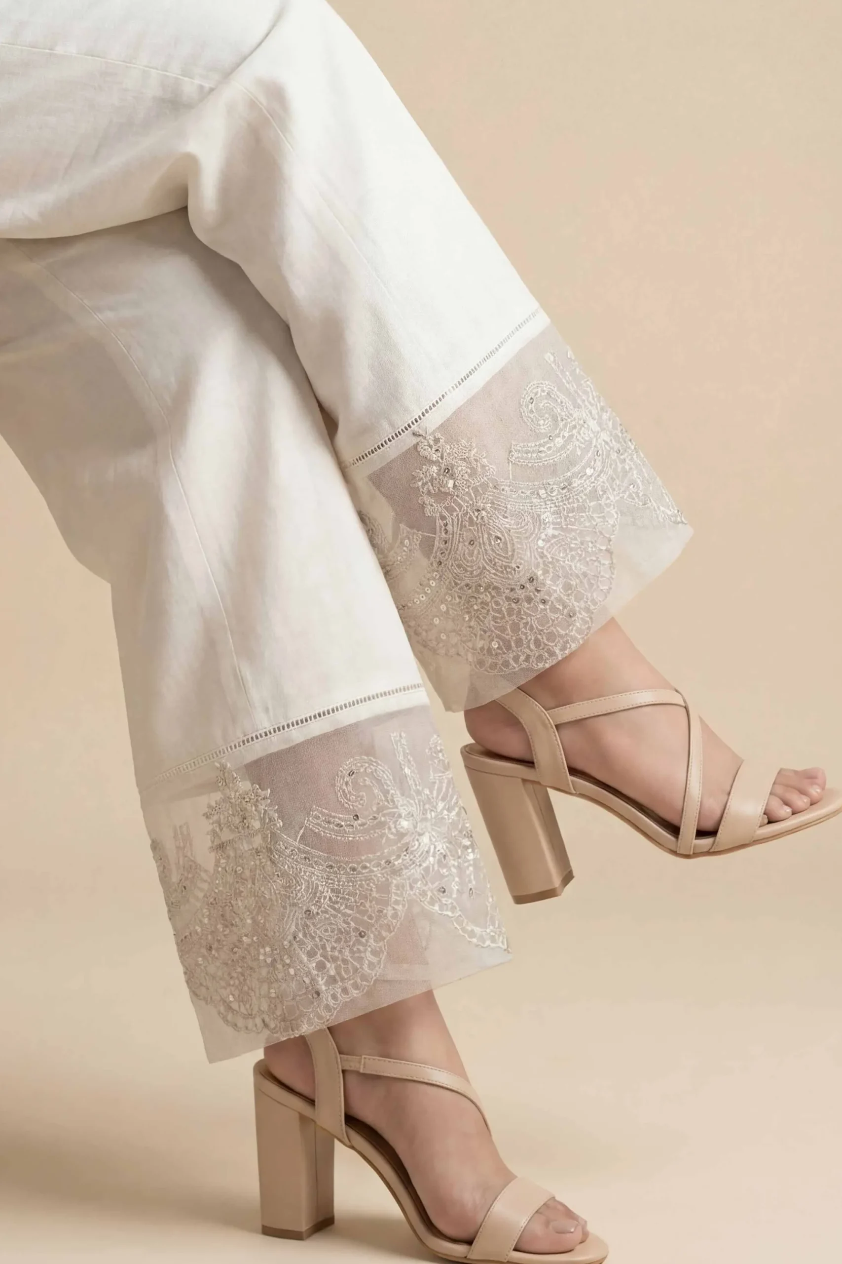 Embroidered Trousers - PE26-638