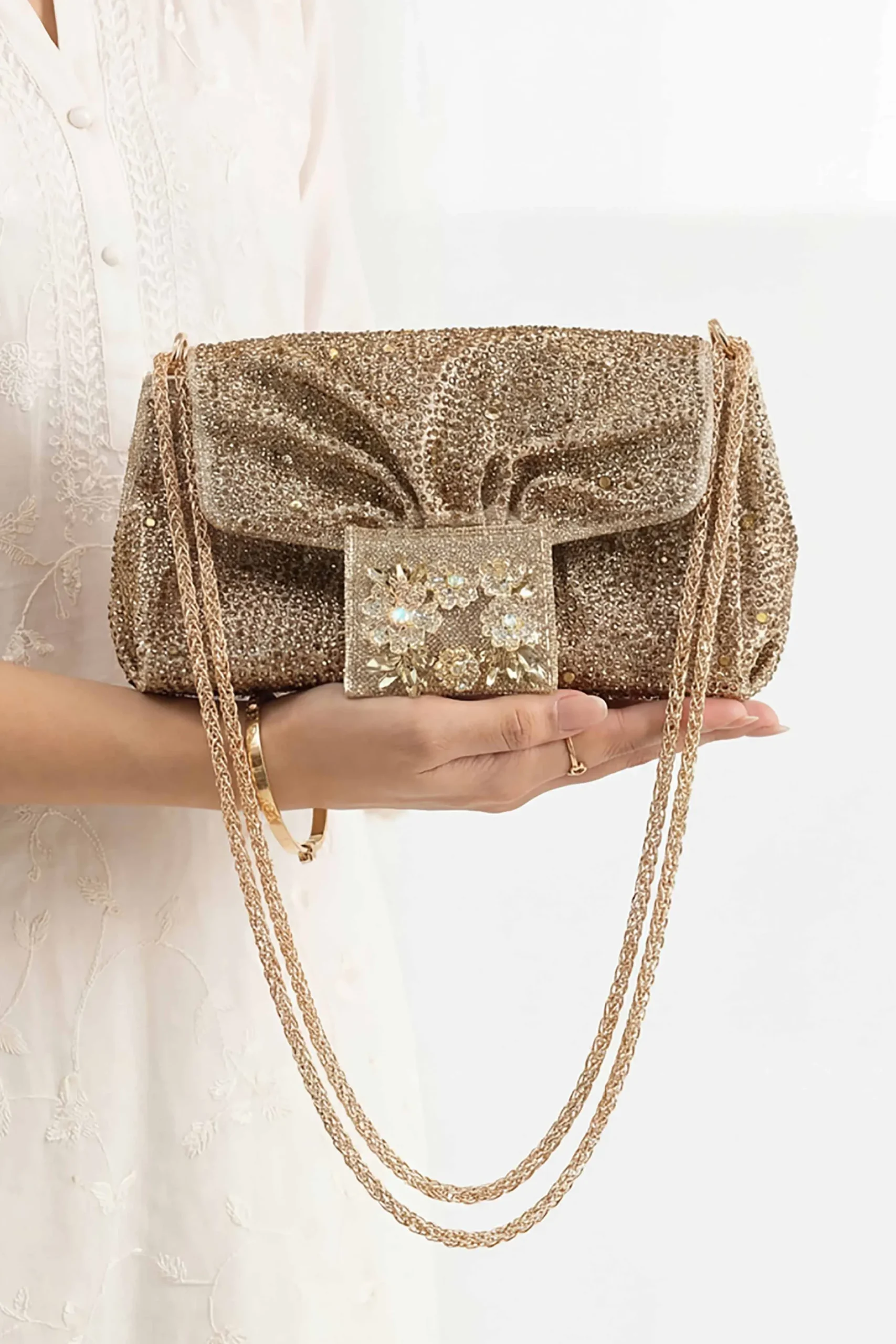 Gold Clutch-448572119