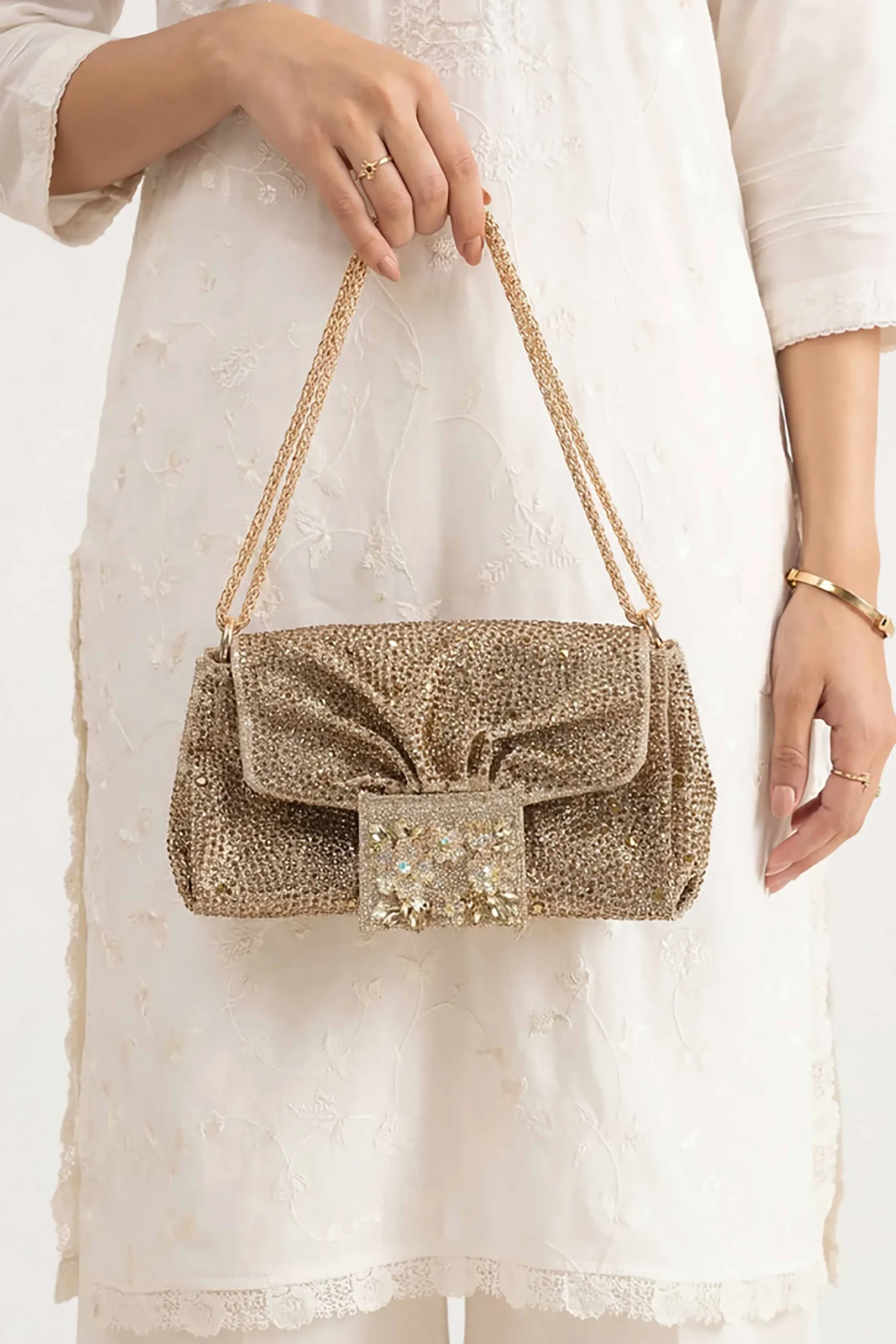 Gold Clutch-448572119
