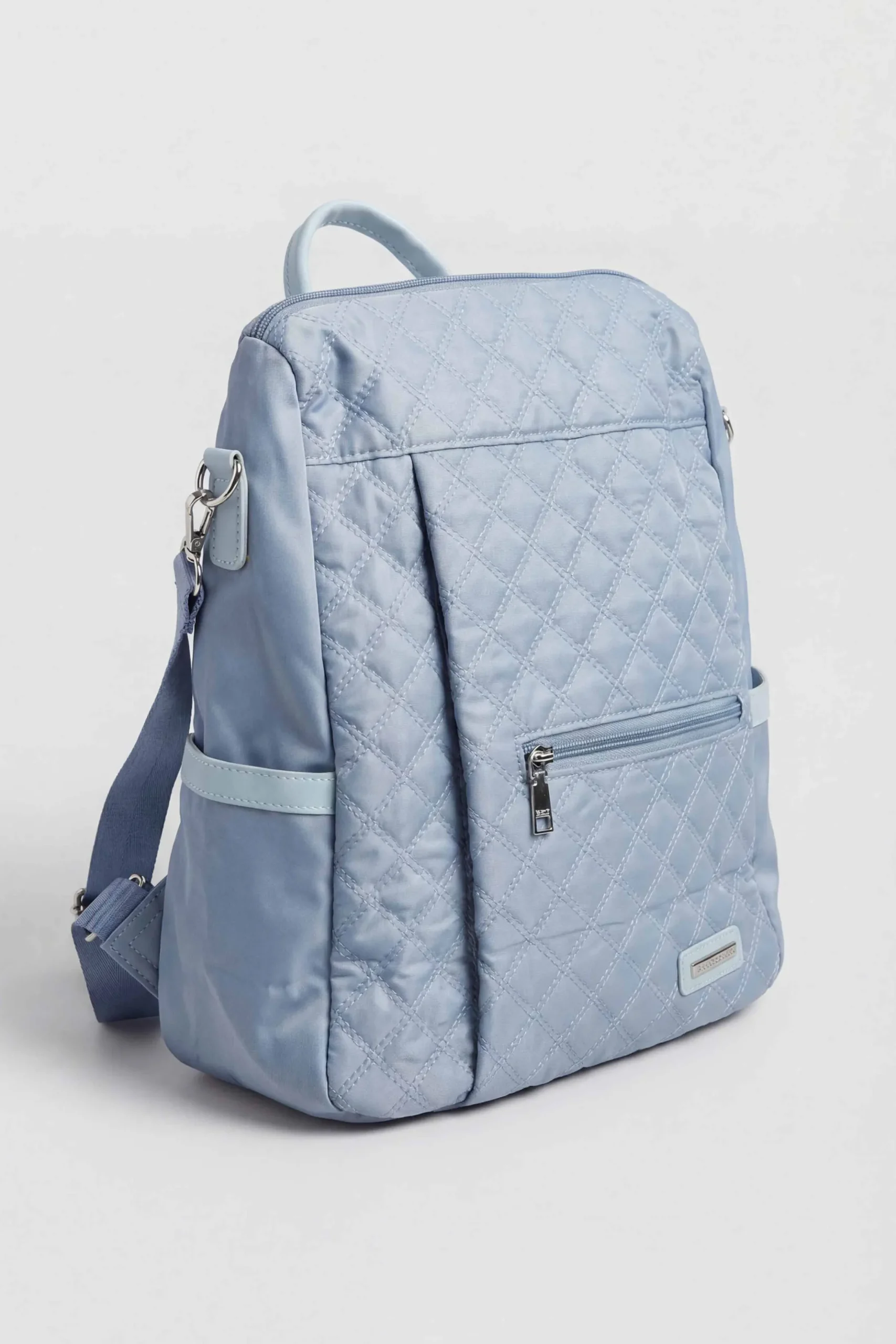 Grey Blue Back Pack-446222111