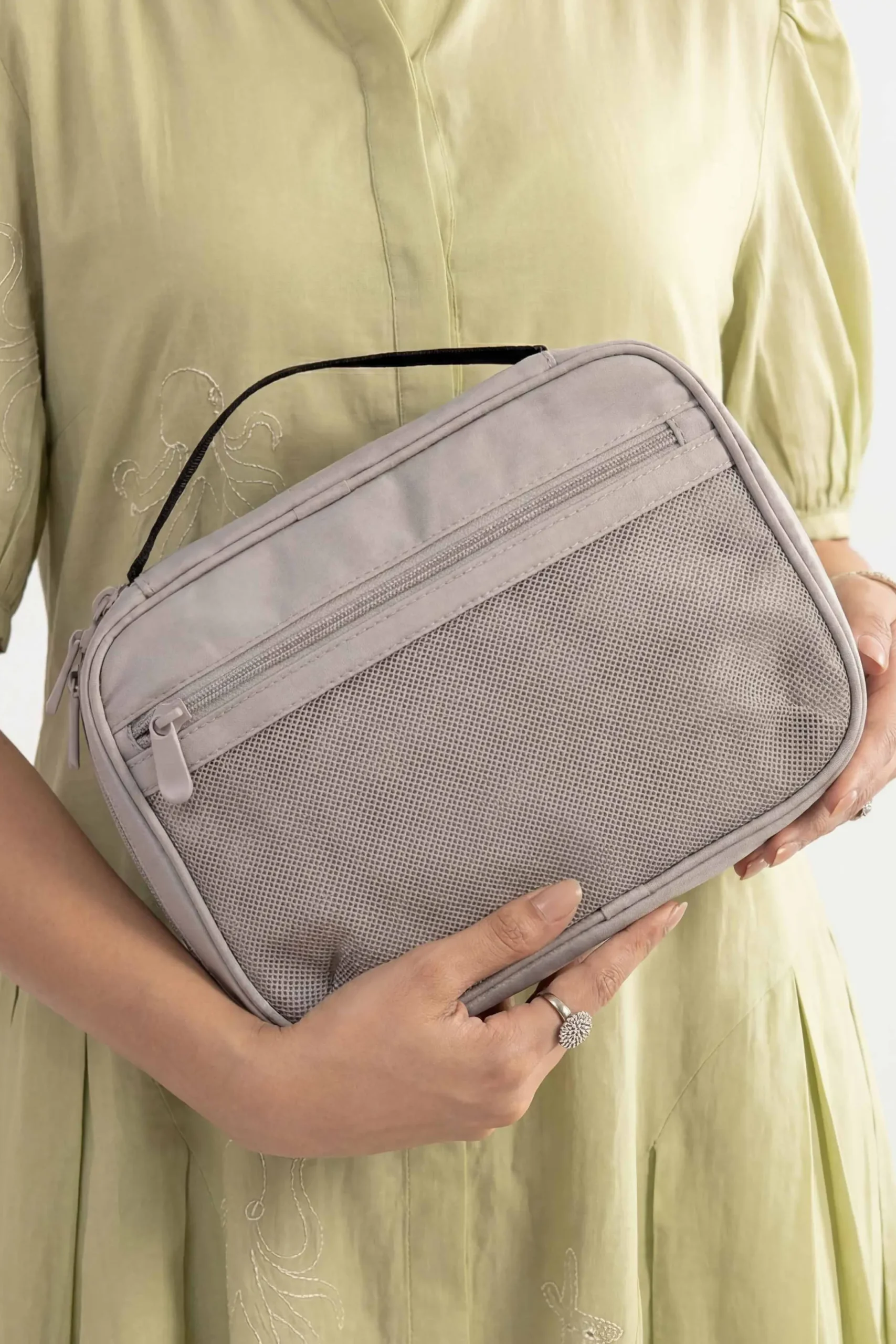 Grey Vanity Bag-448342111
