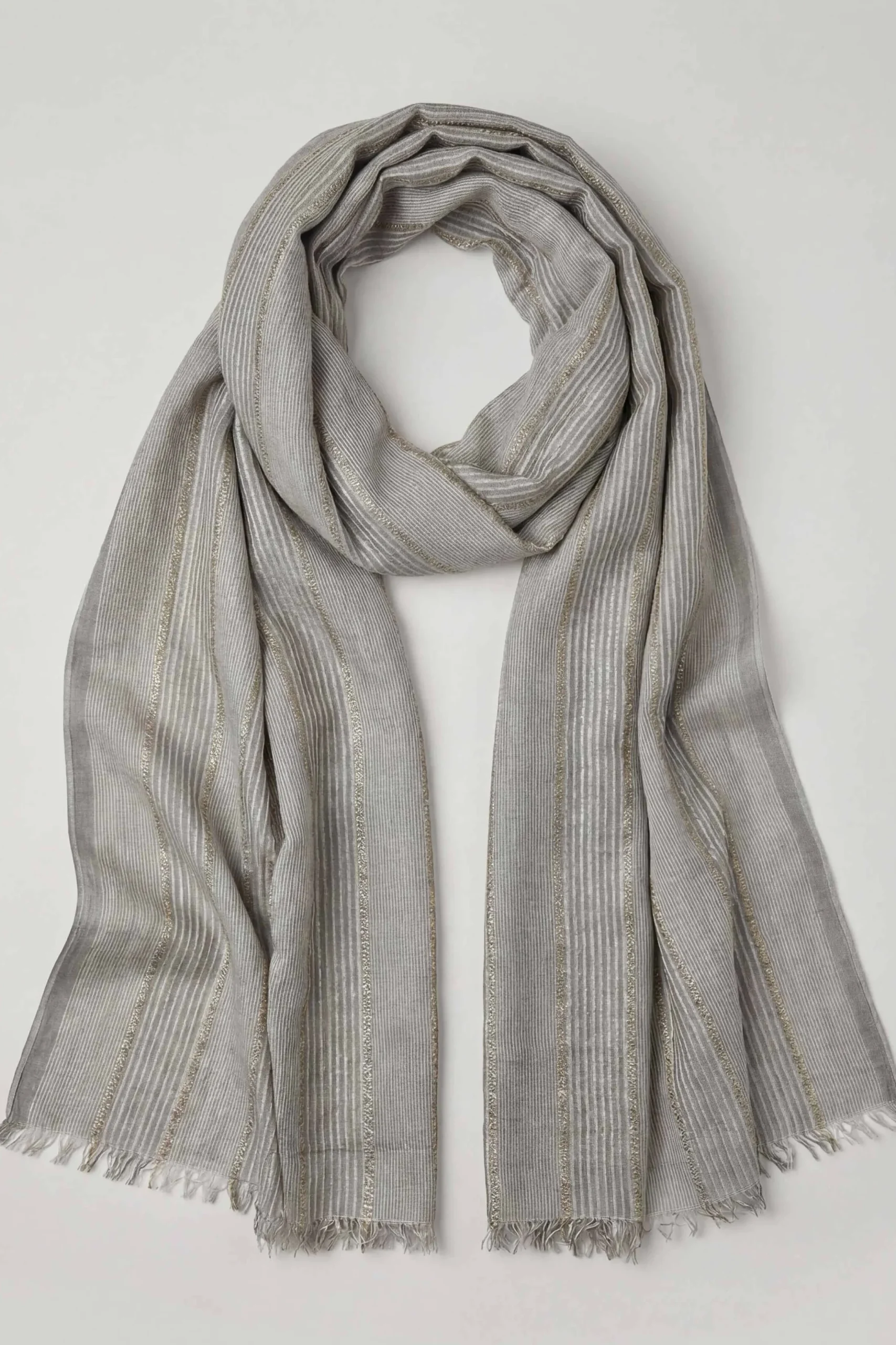 Grey Women Scarf-443412111
